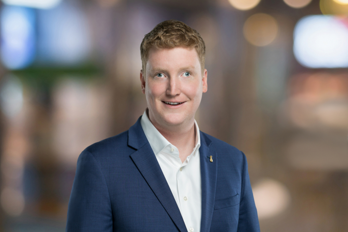 A headshot of Corbb O'Connor, Director of Accessibility Advocacy Level Access